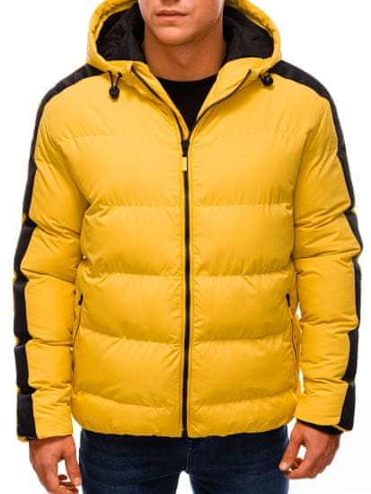 Deoti Pánská zimní prošívaná bunda Keberia žlutá