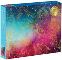 Galison Metalické puzzle Astrologie 1000 dílků