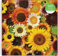 Galison Čtvercové puzzle Květy slunečnic 500 dílků