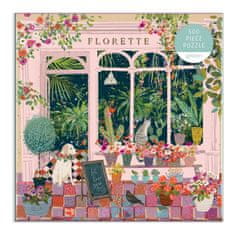 Galison Čtvercové puzzle Květinářství Florette 500 dílků