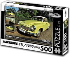 RETRO-AUTA© Puzzle Wartburg 311/1000 (1963)