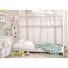 Kocot kids Dětská postel bella bílá bez šuplíku, bez matrace 200/90 (LBE_BI_20/9BS_BM) 1*Karton