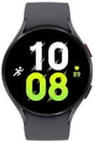 Inteligentné hodinky Samsung Galaxy Watch 5, 44mm, výkonné inteligentné hodinky výkonná batéria dlhá výdrž vojenský štandard, vodotesné, multišport, sledovanie tepu, GPS, Glonass, sledovanie spánku, dlhá výdrž batérie Wifi pripojenie Bluetooth 5.2 funkcie volania hliníkové telo profesionálne metriky tréningové funkcie športové režimy kvalitný materiál vojenským štandard odolnosti MIL-STD-810G kompaktné rozmery šikovných hodiniek odolná konštrukcia inteligentné funkcie výkonné inteligentné hodinky Google Pay interná pamäť zafírové sklíčko 5ATM IP68 vodotesné, tvrdené sklo