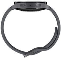 Inteligentné hodinky Samsung Galaxy Watch 5, 44mm, výkonné inteligentné hodinky výkonná batéria dlhá výdrž vojenský štandard, vodotesné, multišport, sledovanie tepu, GPS, Glonass, sledovanie spánku, dlhá výdrž batérie Wifi pripojenie Bluetooth 5.2 funkcie volania hliníkové telo profesionálne metriky tréningové funkcie športové režimy kvalitný materiál vojenským štandard odolnosti MIL-STD-810G kompaktné rozmery šikovných hodiniek odolná konštrukcia inteligentné funkcie výkonné inteligentné hodinky Google Pay interná pamäť zafírové sklíčko 5ATM IP68 odolná konštrukcia multišport