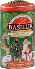 Basilur Cejlonský zelený čaj s třešní a jablkem. 100g. CHRISTMAS TREE Vintage