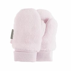 Sterntaler rukavičky kojenecké palčáky plyš růžové 4301421, 3