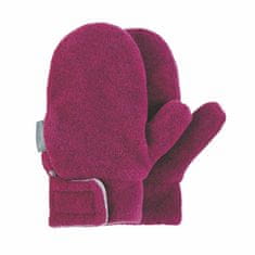 Sterntaler rukavičky kojenecké PURE palčáky fleece tmavě růžové 4301420, 2