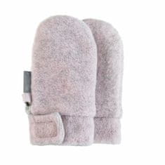 Sterntaler Rukavičky kojenecké PURE fleece bez palce růžové, melír 4301400, 1