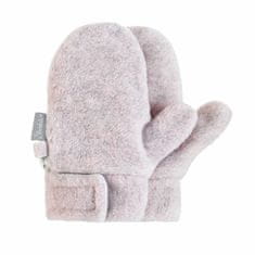 Sterntaler rukavičky kojenecké PURE palčáky fleece světle růžové 4301420, 1
