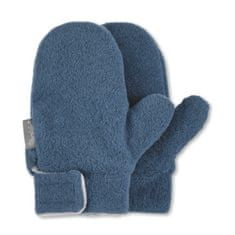 Sterntaler rukavičky kojenecké PURE palčáky fleece, modré 4301420, 2