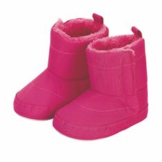 Sterntaler botičky textilní zimní vysoké válenky suchý zip růžové 5302010, 16