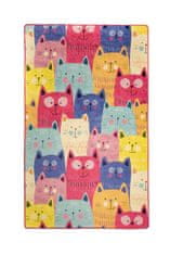 Conceptum Hypnose Dětský koberec Cats 100x160 cm vícebarevný