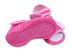 sarcia.eu Růžové sandály na suchý zip s mašlí LEMIGO 23 EU