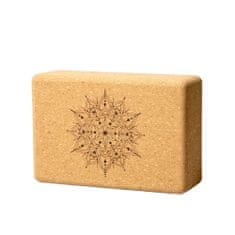 BEUNIK Yoga Cube korkový blok na jógu - osmihran