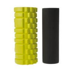 BEUNIK Fitness roller set 2v1 - masážní a pěnový válec - zelená