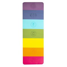 BEUNIK Rainbow Yoga Mat 180 x 61 x 0,6 cm