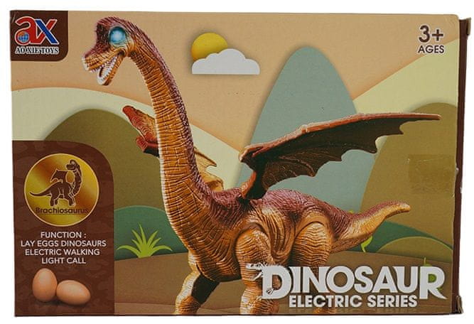 Mac Toys Dinosaurus na baterie kladoucí vejce