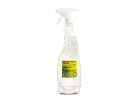 Ecoliquid ANTIVIRAL dezinfekce na ruce - viry, bakterie, plísně 1 l sprej Vůně: bez aroma