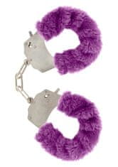 Toyjoy ToyJoy Furry Fun Cuffs pouta na ruce plyšová fialová