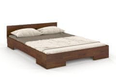 eoshop Dřevěná postel SPECTRUM Niskie, borovice (Rozměr: 200x200 cm, Barva: Ořech)