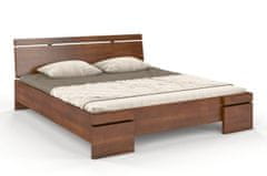 eoshop Dřevěná postel SPARTA Maxi, buk (Rozměr: 180x200 cm, Barva: Ořech)