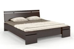 eoshop Dřevěná postel SPARTA Maxi, buk (Rozměr: 160x200 cm, Barva: Palisander)
