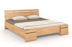 eoshop Dřevěná postel SPARTA Maxi, buk (Rozměr: 180x200 cm, Barva: Přírodní)