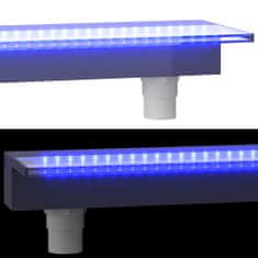 Petromila Přelivový vodopád s RGB LED osvětlením akryl 90 cm