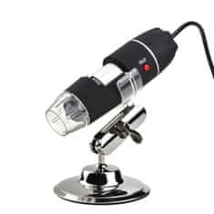 W-STAR W-Star Digitální mikroskop DM2M500soft, 2M, zvětšení 500x, přísvit, černá, W10 USB