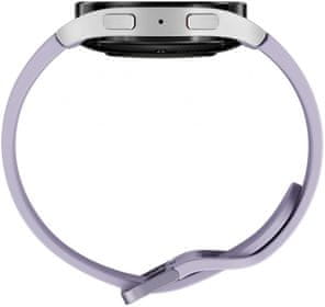 Samsung Galaxy Watch 5, 40mm, erős okosóra erős akkumulátor hosszú akkumulátor élettartam katonai szabvány, vízálló, multisport, pulzusmérő, GPS, Glonass, alváskövetés, hosszú akkumulátor élettartam Wifi kapcsolat Bluetooth 5. 2 hívás funkció alumínium test professzionális mérések edzés funkciók sport módok minőségi anyag katonai szabvány MIL-STD-810G tartósság kompakt smartwatch méret tartós design intelligens funkciók erős smartwatch Google Pay belső memória zafírkristály 5ATM IP68 tartós design multisport