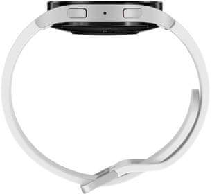 Samsung Galaxy Watch 5, 44mm, erős okosóra erős akkumulátor hosszú akkumulátor élettartam katonai szabvány, vízálló, multisport, pulzusmérő, GPS, Glonass, alváskövetés, hosszú akkumulátor élettartam Wifi kapcsolat Bluetooth 5. 2 hívás funkció alumínium test professzionális mérések edzés funkciók sport módok minőségi anyag katonai szabvány MIL-STD-810G tartósság kompakt smartwatch méret tartós design intelligens funkciók erős smartwatch Google Pay belső memória zafírkristály 5ATM IP68 tartós design multisport