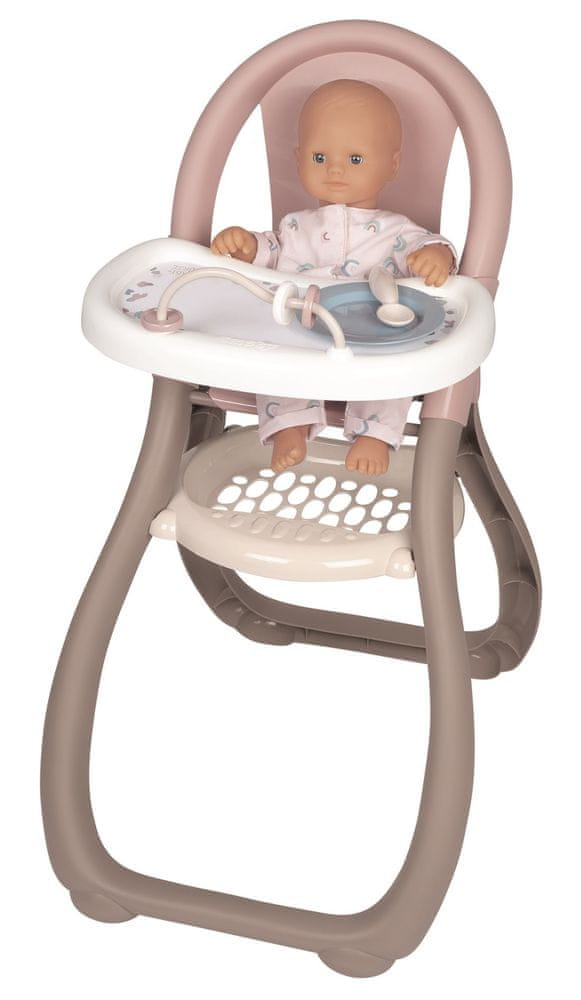 Levně Smoby Baby Nurse Jídelní židlička pro panenky