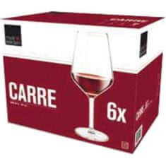 Royal Leerdam Sklenice na víno Carré 380 ml cejch 1/8 l, 6x