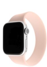 FIXED silikonový řemínek pro Apple Watch, 42/44mm, elastický, velikost XL, růžová