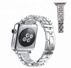MAX náhradní řemínek MAS22 pro Apple Watch, 42/44mm, stříbrná