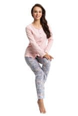 Luna Dámské pyžamo LUNA 599 růžová 3XL