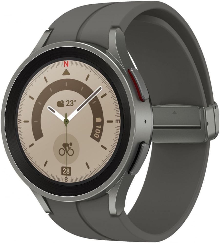 Samsung Galaxy Watch5 Pro 45mm, Gray Titanium - rozbaleno
