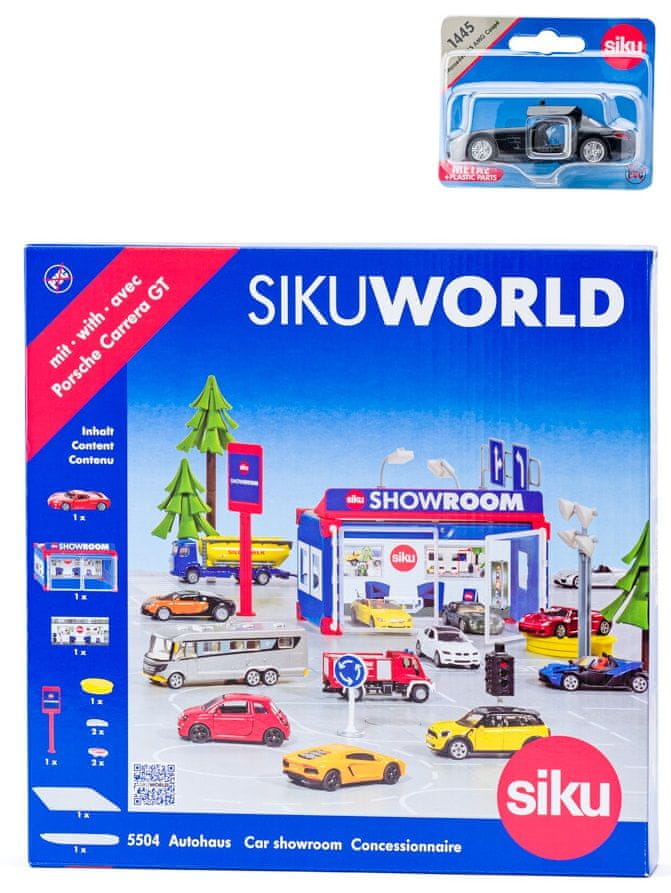 SIKU World autosalon s autem