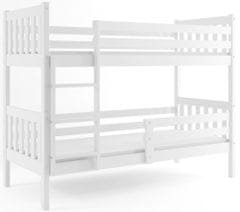 Importworld Patrová postel Miloslava - 2 osoby 90x200 bez úložného prostoru – Bílá,
