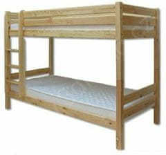 eoshop Dřevěná postel 80x200 LK136 palanda (Barva dřeva: Olše)