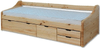 Dřevěná postel 90x200 LK131 (Barva dřeva: Dub)