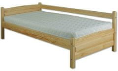 eoshop Dřevěná postel 90x200 LK133 (Barva dřeva: Dub)