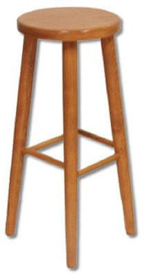 eoshop Barová stolička KT241 masiv (Barva dřeva: Buk přírodní)