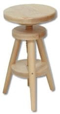 eoshop Otočná stolička KT243 masiv (Barva dřeva: Buk přírodní)