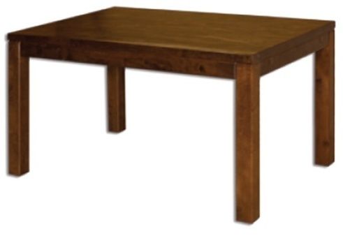 eoshop Jídelní stůl ST172 s140 masiv buk, šířka desky 2,5 cm, 2 křídla (Barva dřeva: Buk bělený, Hrana stolu: S5)