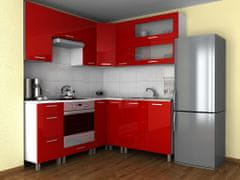 eoshop Kuchyňská skříňka Natanya G602W červený lesk