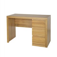 eoshop Psací stůl BR303,120x80x60, dub (Barva dřeva: Surová (bez moření))