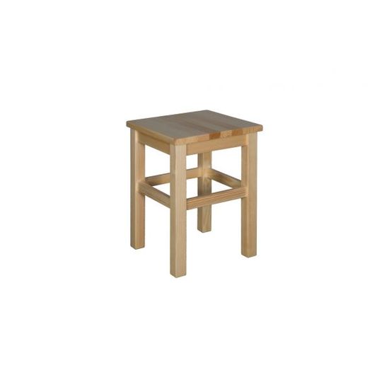 eoshop Dřevěná stolička KT258, v45, borovice (Barva dřeva: Surová (bez moření))