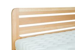 eoshop Dřevěná postel LK189, 200x200, buk (Barva dřeva: Surová (bez moření))