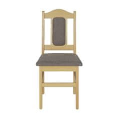 eoshop Čalouněná židle KT102, borovice (Potah: T18, Barva dřeva: Surová (bez moření))